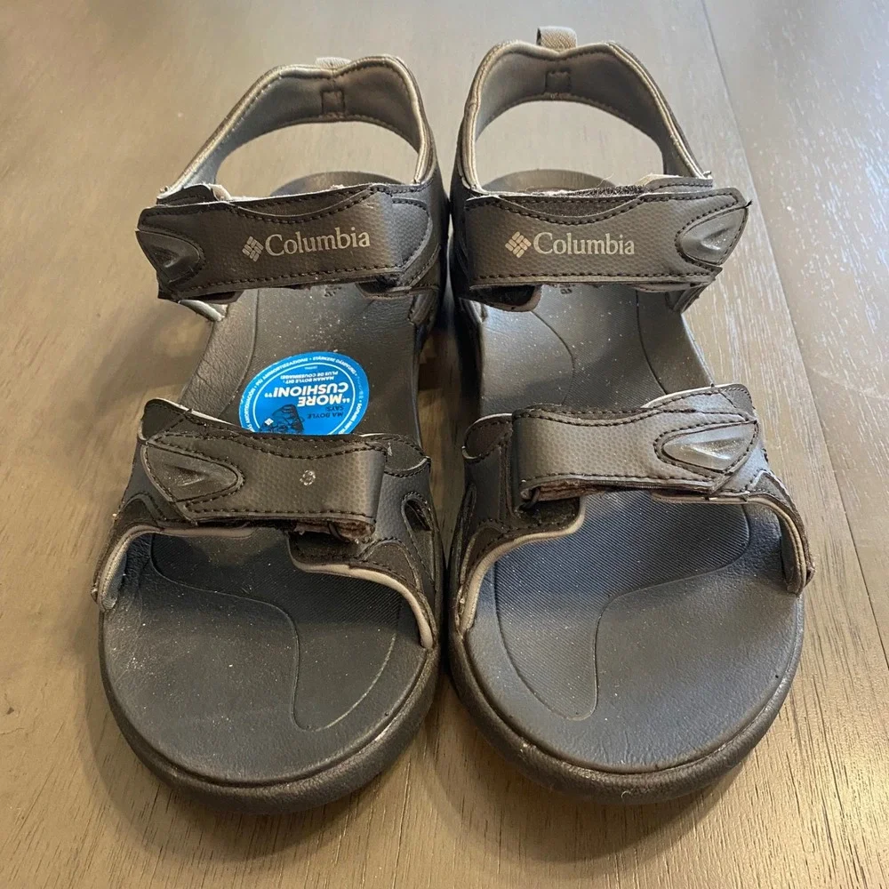 Columbia Santiam 2 Strap Mens Sandals Black Charcoal BM0111-010 Size 9